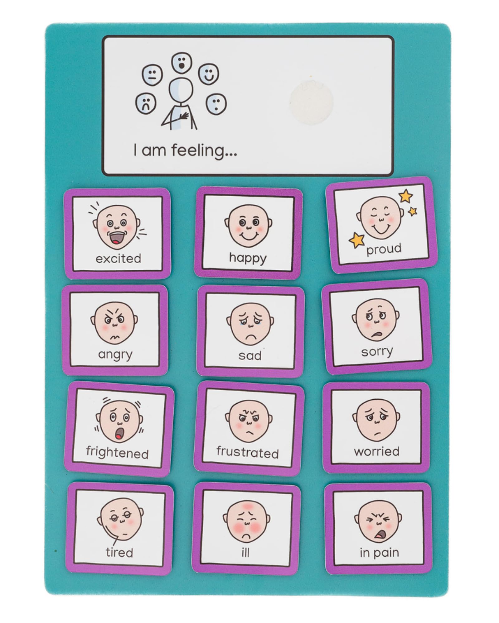 I Am Feeling Chart, (E) Emotions Visual Symbols To Support Emotional Development, SEND, ASD by Create Visual Aids