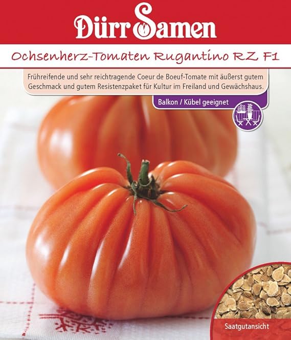 Ochsenherztomate Rugantino RZ F1 | Ochsenherztomatensamen von Dürr Samen