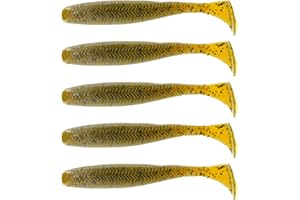6TH SENSE - Divine Swimbait Series - Soft Plastic Swimbait and Trailer - Bass Fishing Lure - Multiple Sizes and Color Variations