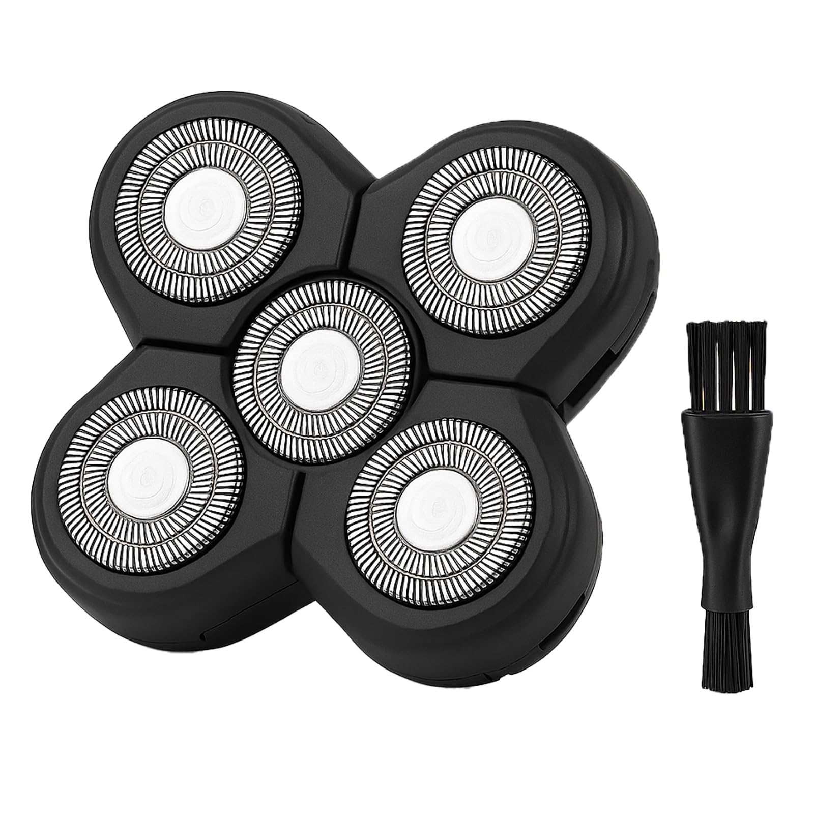Photo 1 of 1 Pack Replacement Blades Compatible with Freedom Head Shaver, 5-Head Rotary Blade Refills for Bald Men Grooming, Electric Razor Heads for Head and Face Shaving with 1 Cleaning Brushkjm 