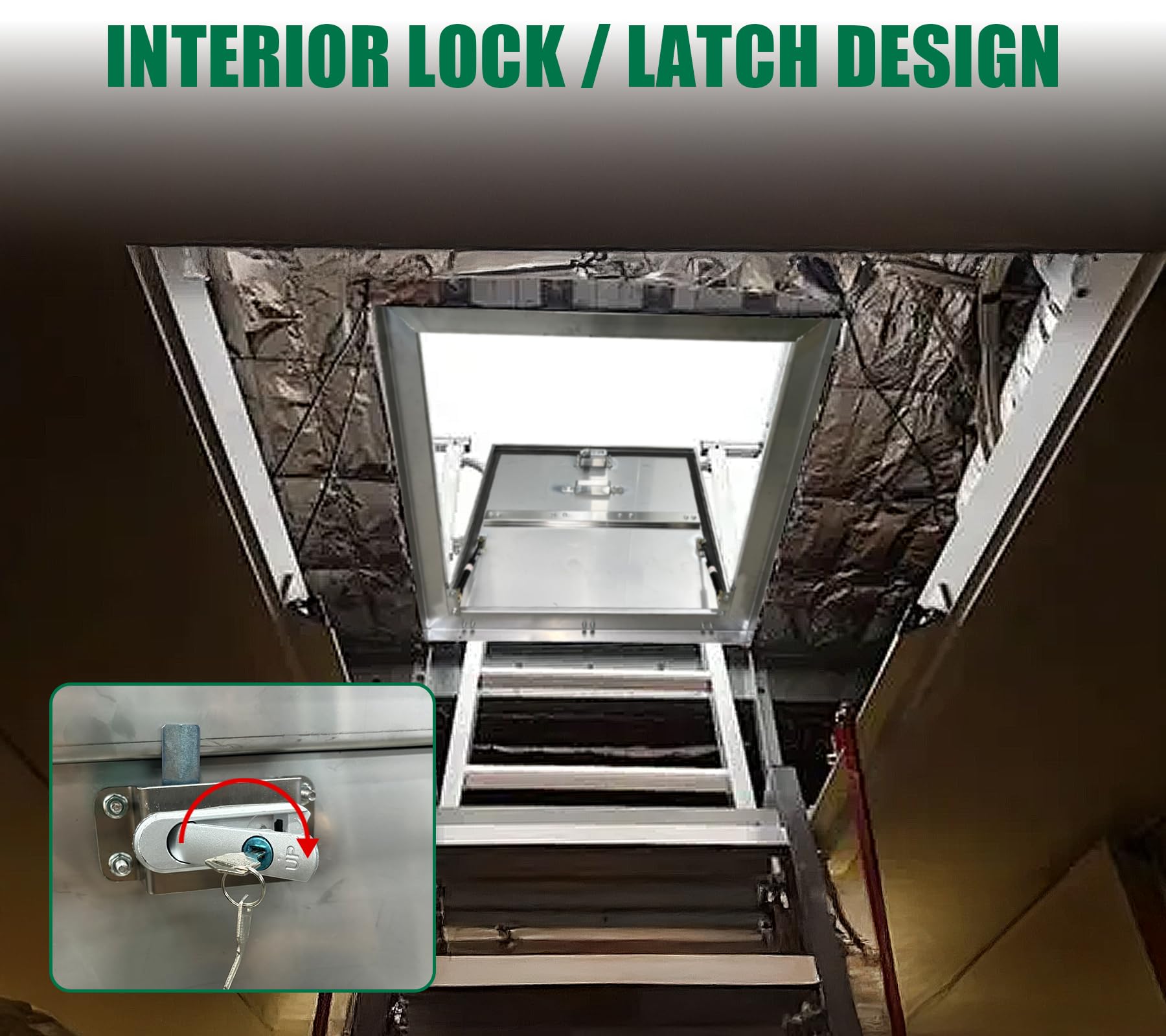 Natotela 24x24 Inch Roof Access Hatch Lid,304 Stainless Steel Square ...