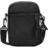 Long Keeper Small Messenger Bag for Men Women Adjustable Mini Belt Bag Crossbody Phone Bag Sling Bag Purse for Travel Sports