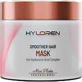 Mon Platin Professional Hair Mask for Damaged Hair & Straightened , 500ml - HYLoren Smoother with Hyaluronic Acid, Deep Conditioning Treatment, Anti-Frizz Conditioner