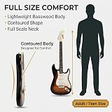 RockJam Electric Guitar Kit with Amp Bag Whammy Strap Lead Lessons view 4