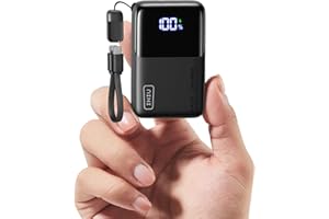 INIU Mini Portable Charger, Small 45W PD Power Bank, 10000mAh USB C in&Out Fast Charging Pocket Size Battery Pack, Travel Essentials Powerbank for iPhone 17 16 15 14 Pro Air, Xiaomi, Samsung S24 etc