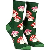 Women's Crew Sock - Mellow Mushrooms
