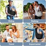 Adiwo Puppy Carrier Dog Carrier Bag Shoulder Tote Reversible Hands-Free Small view 7