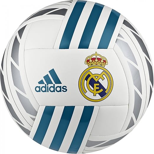 adidas Real Madrid Balón Fútbol Authentic 2017/18, Bianco: Amazon ...