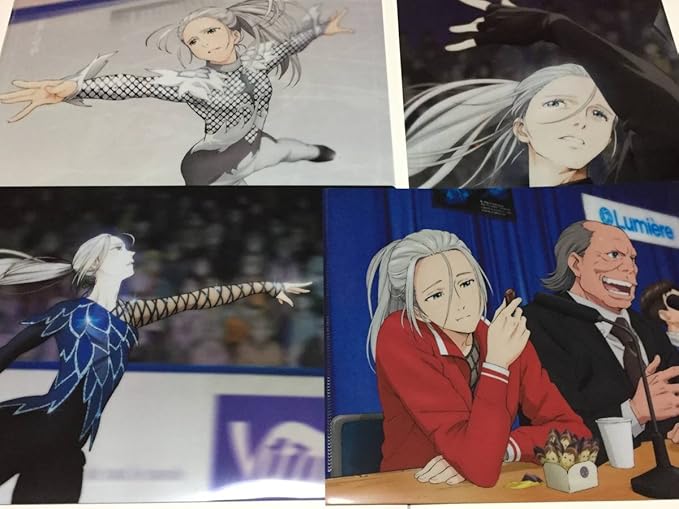 Amazon 描き下ろし 若ヴィクトル クリアファイル 4枚セット ユーリ On Museum ミュージアム 18 Yuri On Ice 大阪 梅田 ロフト ユリミュ アニメ 萌えグッズ 通販