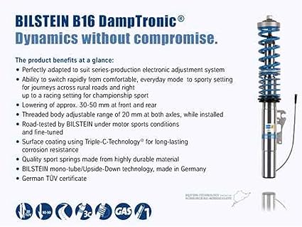 Bilstein B16 49-255874 performance suspension kit with Amazon Business pricing option