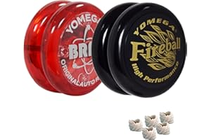 Yomega 2 Legendary Spinners The Original Yoyo with A Brain and Fireball Transaxle Yo-Yo for All Level String Trick Play +5 Ex