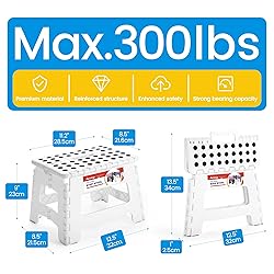 ACSTEP Folding Stool - Portable, Collapsible