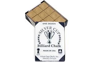 Silver Cup Billiard Chalk Box 12-Piece