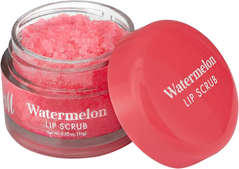 Barry M Exfoliating Lip Scrub Watermelon Vitamin E Olive Oil Avocado