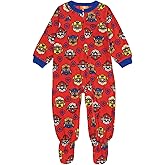 Nickelodeon baby-boys Paw Patrol | Baby Shark Footed One Piece Fleece Pajamas