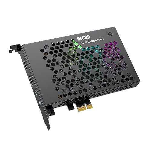 Game Capture Card, HDMI PCI-E 4K 30fps Record Live Stream from