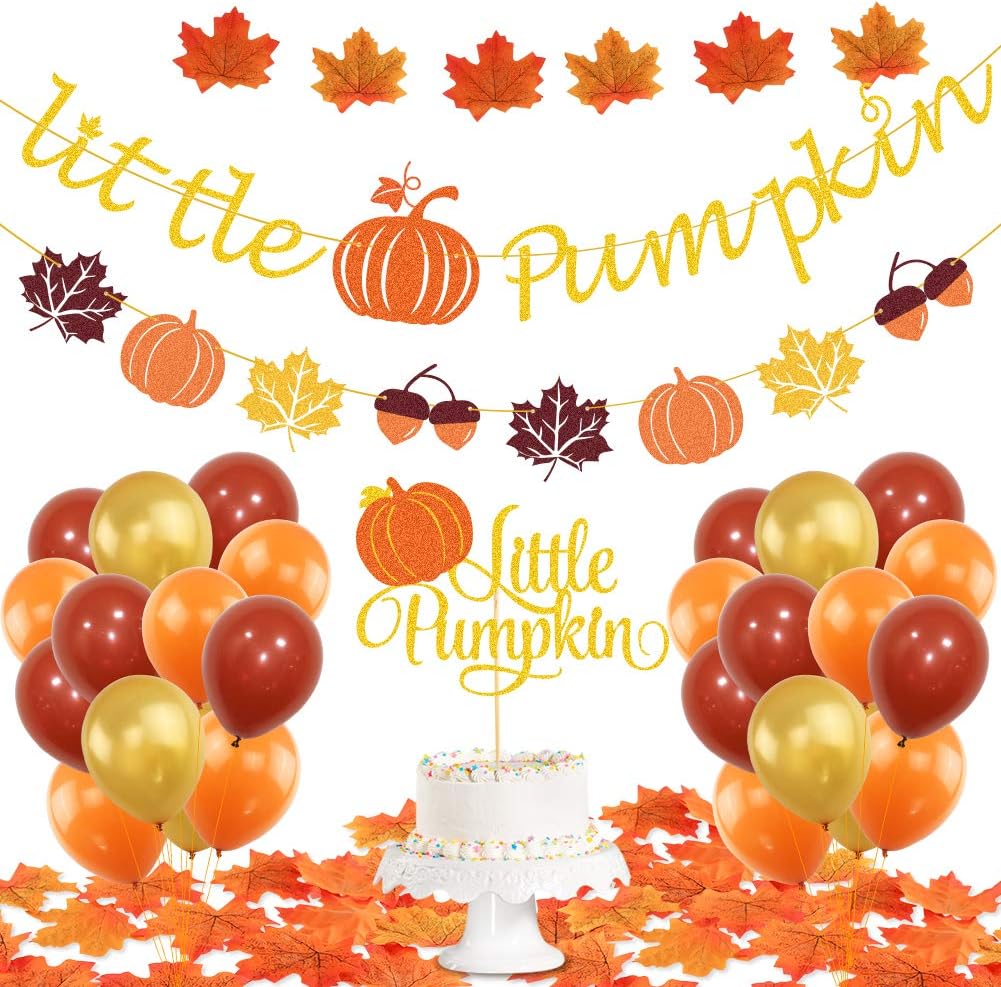 fall baby shower decorations