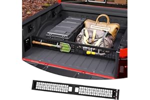 Maxzina Truck Bed Divider Compatible with 2024 2025 2026 F150 Cargo Divider Trunk Organizer Aluminum Alloy Luggage Divider Re