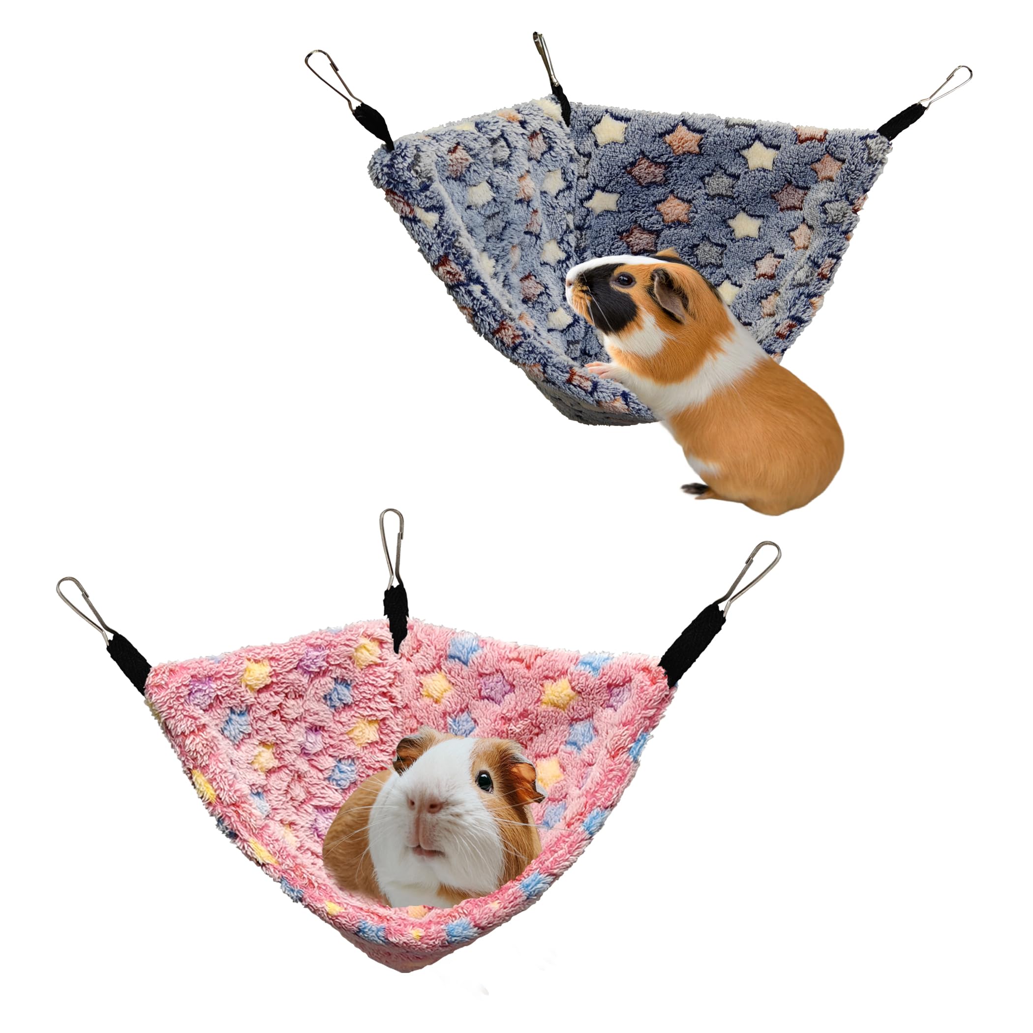 Photo 1 of 1pcs only GOMICRAFT Hanging Corner Hammock with Hooks for Rats, Squirrels, Sugar Gliders, Guinea Pigs, Hamsters and Other Small Animals. Perfect for Pet Critter Cages.