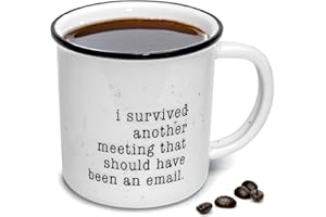 MAINEVENT I Survived Another Meeting That Should Have Been An Email Mug 11 Ounce, I Survived A Meeting Mug Funny Coffee Mug I Survived Another Meeting Funny Mug I Survived Mug Coffee Mug Survived Meeting Cup