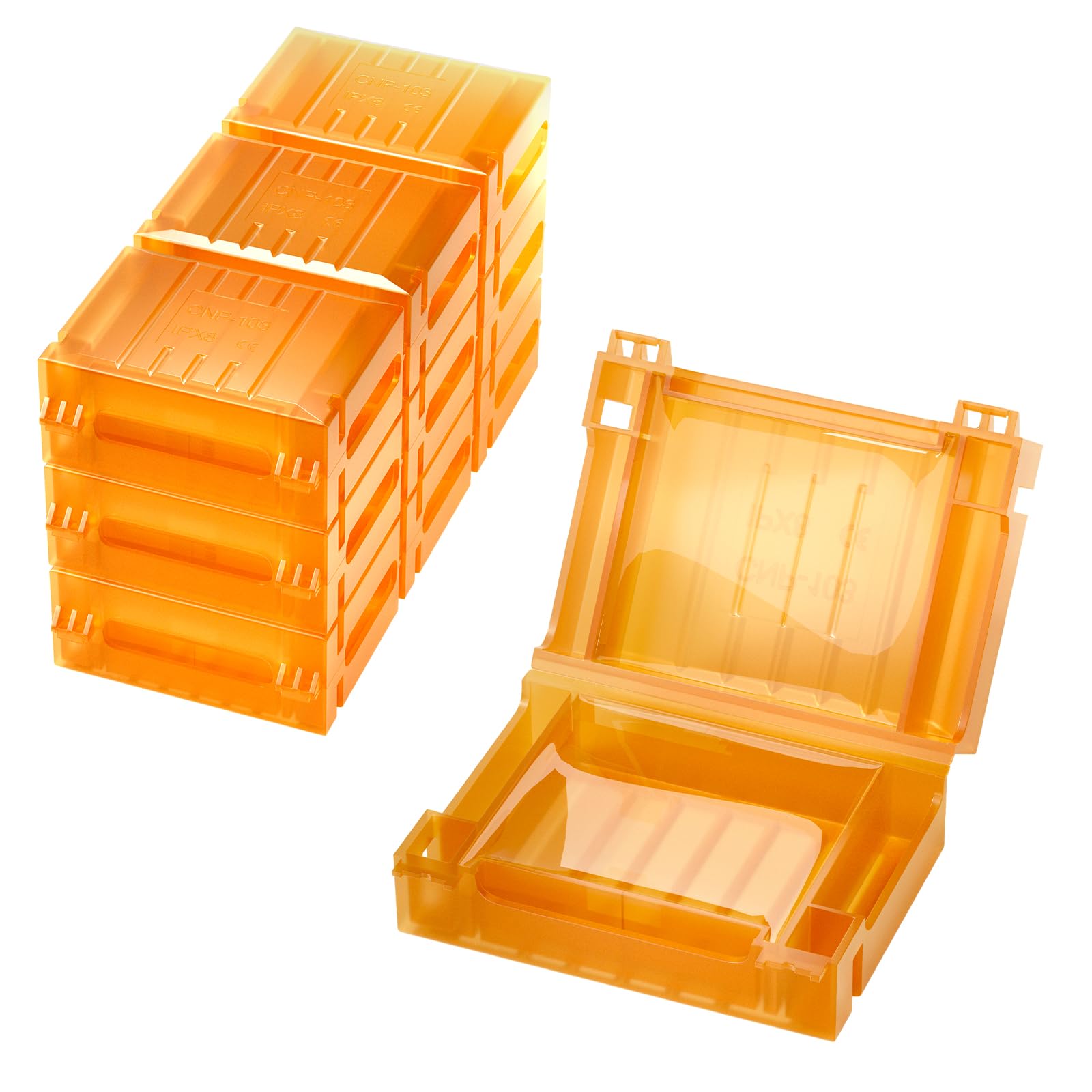 Photo 1 of 10Pcs Waterproof Gel Boxes, Insulated Quick Connect Terminals Gel-Filled Waterproof Box, IPX8, for Lever Wire Connectors, Compatible with Various Compact Quick Splice Connectors, CNP-103, CE