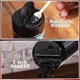 LEOBRO Black Glitter Powder 150g 1/128in Fine Glitter for Crafts Resin Tumbler view 6