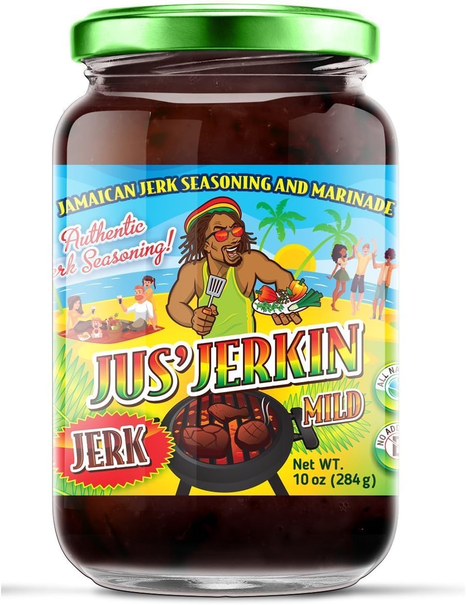 Jus Jerkin Jerk Seasoning Mild 10 oz