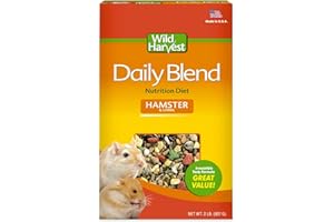 WILD HARVEST united pet group p-83138 32 OZ, Premium Hamster/Gerbil Food