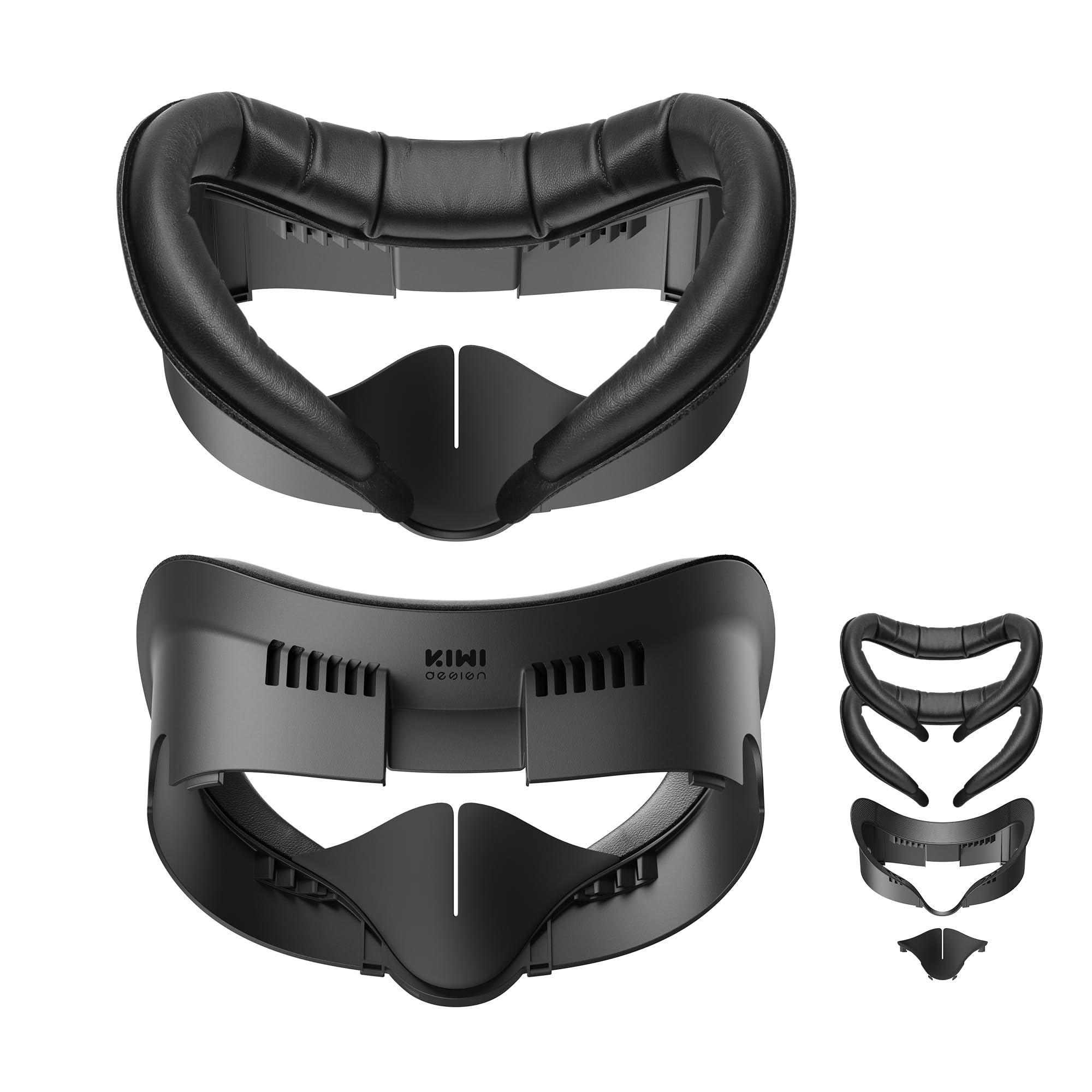 KIWI design V3 Facial Interface,2 Face Pads Compatible with Meta/Oculus Quest 3 Accessories, NOT for Quest 3S