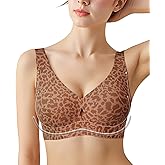 Popilush Bras for Women No Underwire Push Up Bra Seamless Wireless Bralettes with Support Comfortable Minimizer Bra