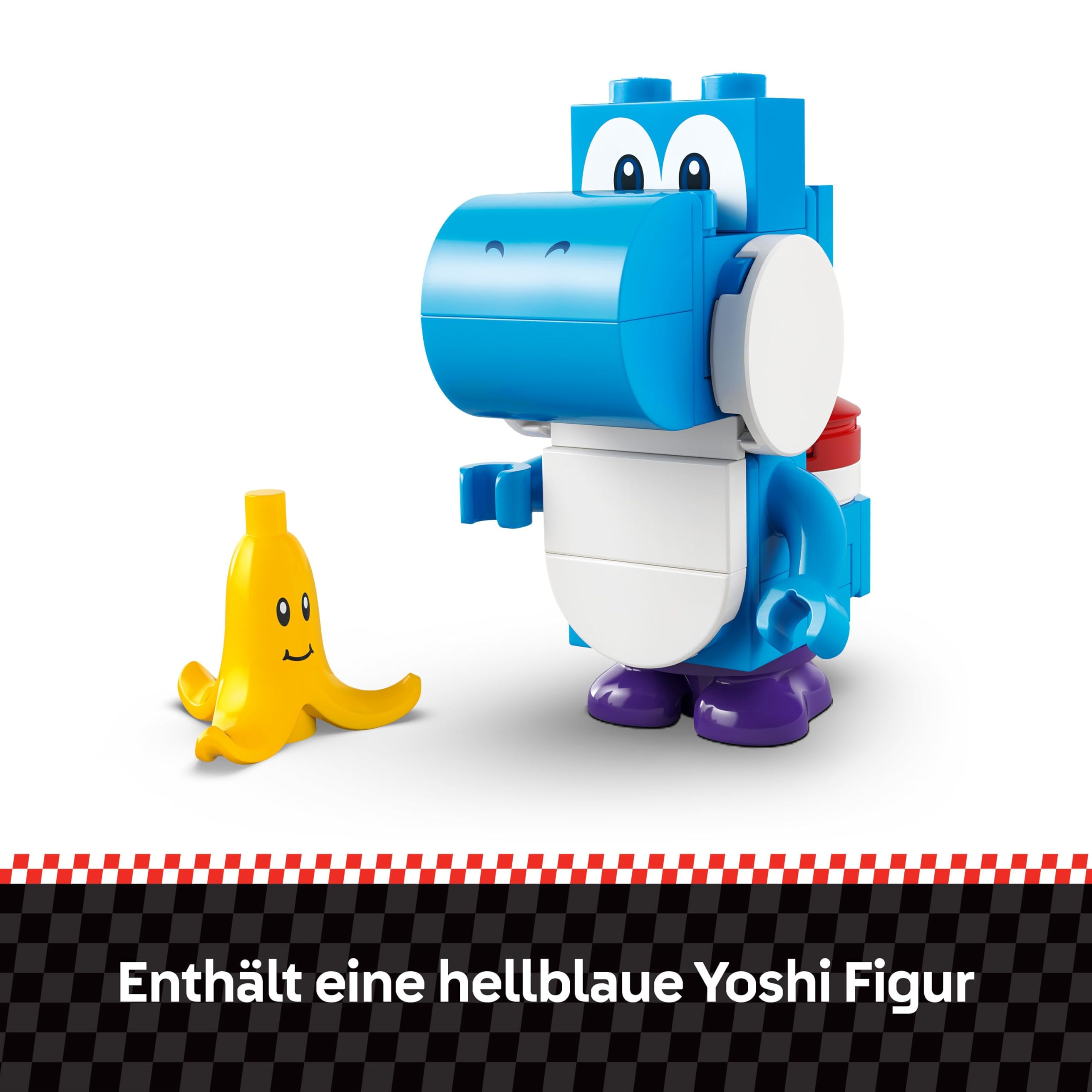 LEGO Super Mario: Mario Kart – Yoshi-Bike, Nintendo Abenteuer-Set zum Sammeln, Geschenk für Kinder, Jungen, Mädchen und Gamer ab 7 Jahren, Sammlerstück mit Yoshi Figur 72031 6
