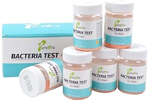Purekra 6 Pack Coliform Bacteria Water Test Kit, Useful Water Bacteria Test Kit(Coliform/E. Coli) for Drinking Water, Tap, Well, Pool, Pond, Lake and Other Sources