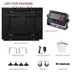 Wheelchair Scale for Home use 700x0.2lb, Digital