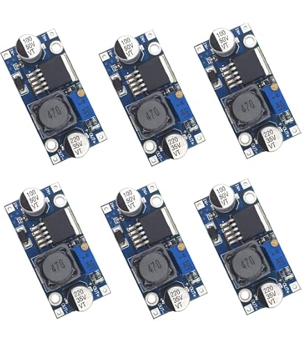 6x LM317 DC-DC Step-Down Modul – Einstellbar 1,2-37V, 1,5A, Linearer Regler, Für Arduino & Co.