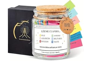 beuhugas Spanish Bible Verse Jar, biblia católica en español With Scripture Verses, regalos cristianos en español - Prayer Jar For Daily Inspiration for Faith And Reflection, biblia inspira