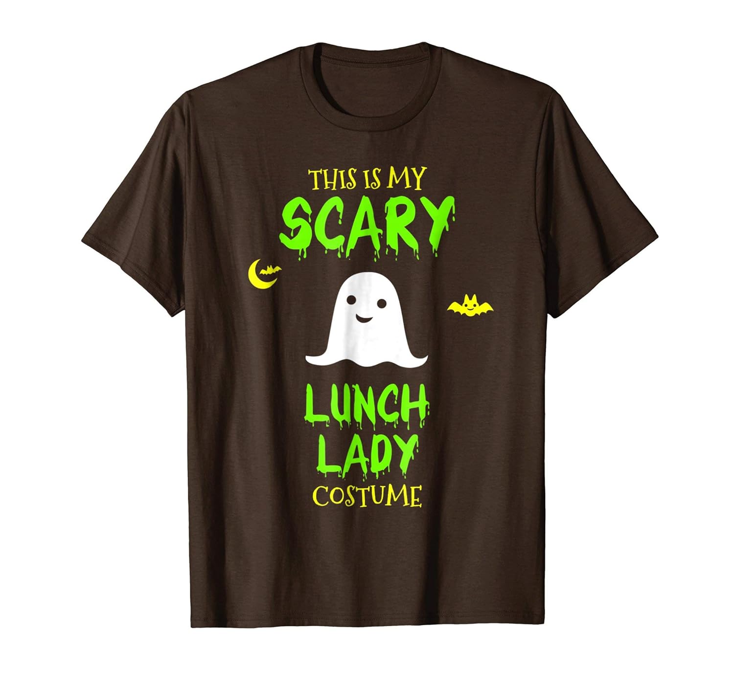 Scary Lunch Lady Costume Halloween T-Shirt-ANZ