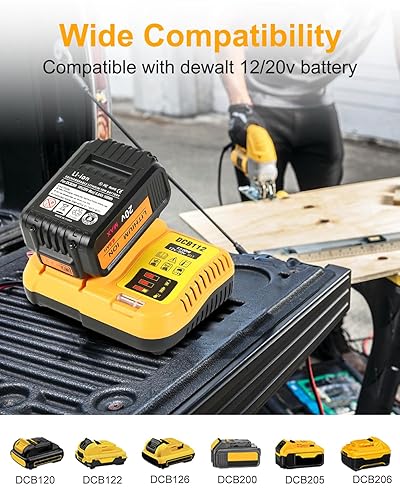 20v Dewalt Battery DCB112 Li Ion Battery 3A Charger For Dewalt