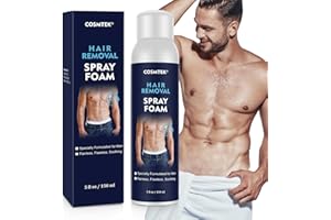 YOURTONE Hair Removal Spray Foam for Men, No Irritation Hair Removal Cream, Safe Hair Depilatory for Male underarm, Chest, Back, Legs, Suitable For All Skin Types