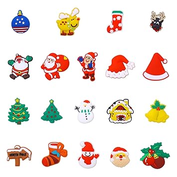 christmas croc jibbitz