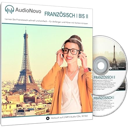 Audionovo Französisch Ii Französisch Lernen Für Anfänger Und Wiedereinsteiger Audio Sprachkurs 28std Inkl Ios Und Android App - 