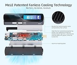 MeLE PCG02 Mini PC Stick Fanless N4000 4GB Ram