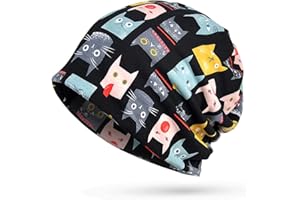 Glamorstar Floral Lace Beanie Hat Chemo Cap Stretch Slouchy Turban Headwear