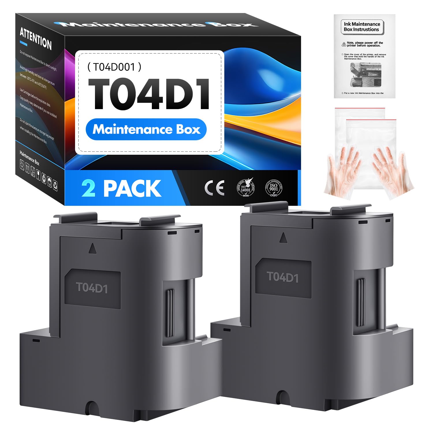 T04D1 T04D100 Ink Maintenance Box 2-Pack for
