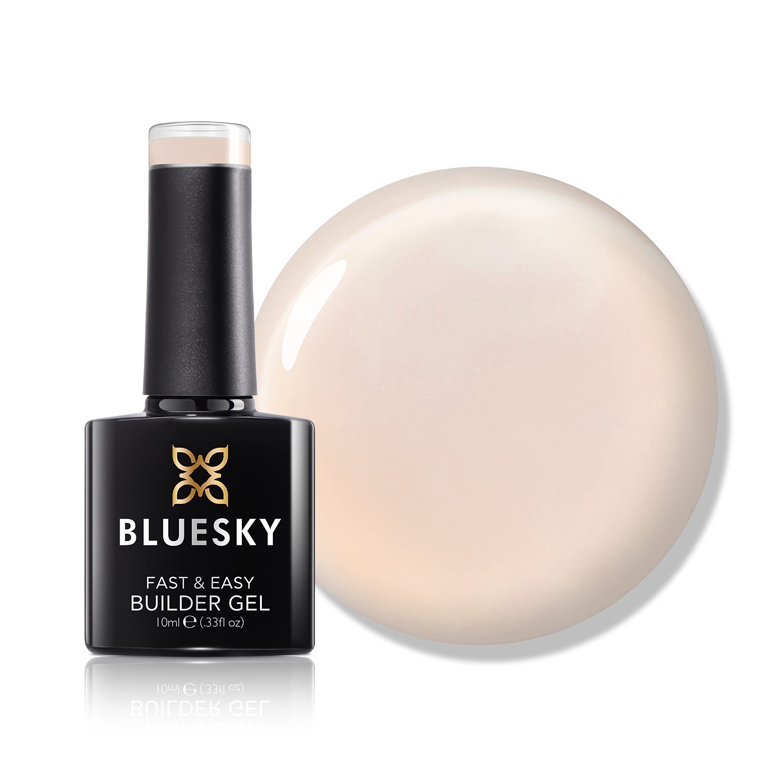 Bluesky All in One Fast & Easy Builder Gel 10ml, Pale - Nude, Nail Strengthener and Extender for Long, Strong Nails & Nail Extensions, Requires Curing Under LED UV Nail Lamp — image 1