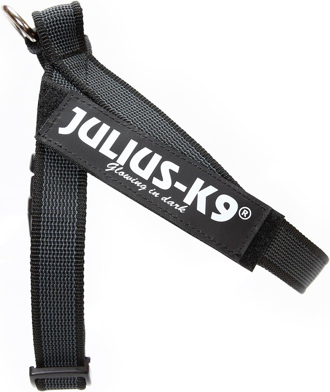 Julius-K9, IDC Color & Gray Belt Harness, Size: S / Mini, Black-Gray, S/Mini