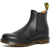 Dr. Martens Unisex 2976 Smooth Leather Chelsea Boot, Black, 7 Women/6 Men