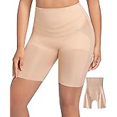 PRETTYWELL Shapewear Tummy Control Shorts for Women, Comfort High Waisted Body Shaper, Seamless no Rolling Thigh Slimmer