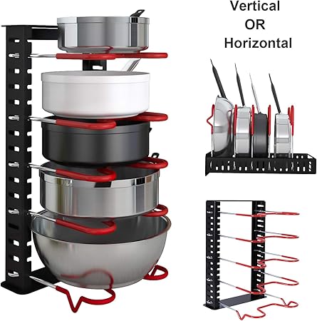 Lifewit Topfdeckelhalter Deckelhalter Küchenregal Pfannenhalter