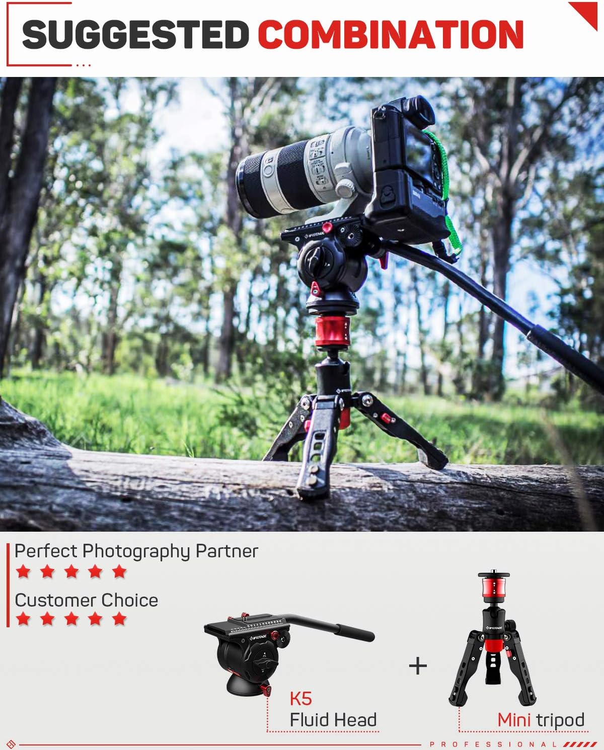 IFOOTAGE Tabletop Tripod, Portable Desktop Mini Tripod Stand with 3/8 and 1/4 inches Quick Release Plate, Max Load 17.6 lbs for DSLR Camera, Video Camcorder, Mobile Phone and Action Cameras : Camera & Photo