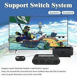 Gamecube Adapter for Nintendo Switch / Wii U / PC